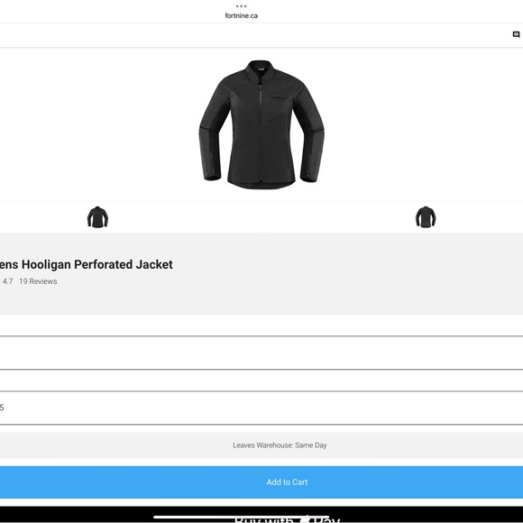 Icon Womens Hooligan Perforated Riding Jacket 2XL - Picture 5 of 5